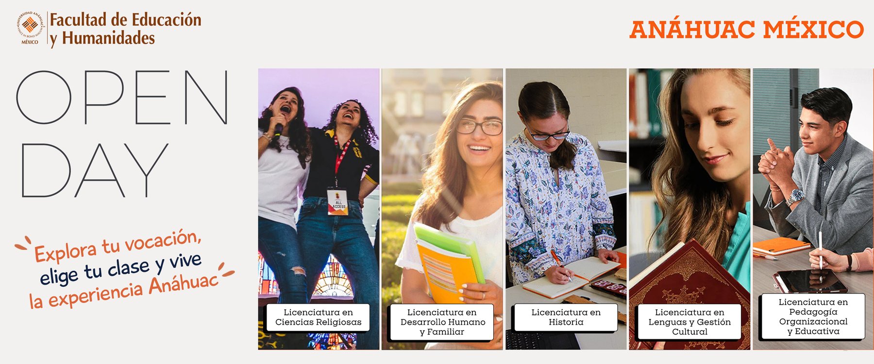 Banner Open Day Humanidades