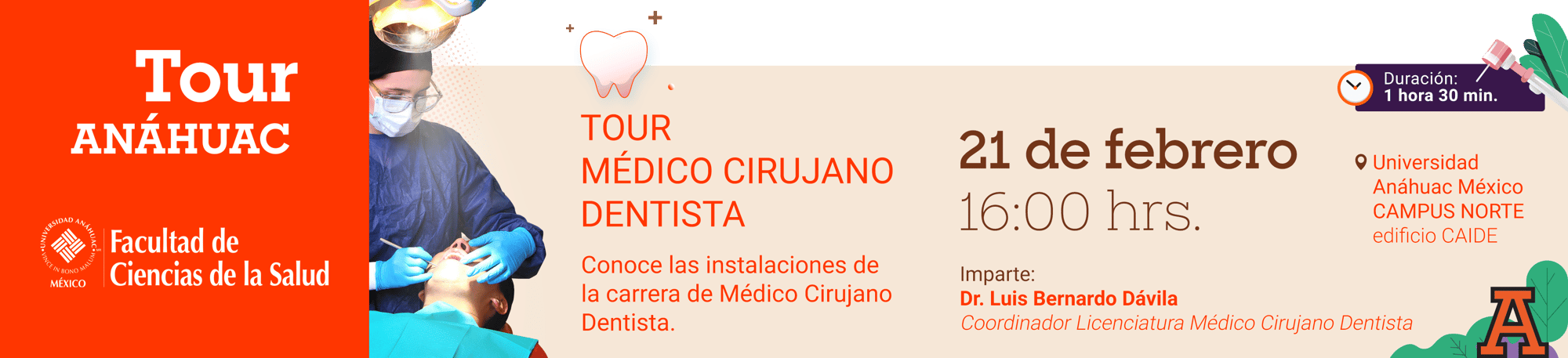 banner Tour Médico Cirujano Dentista