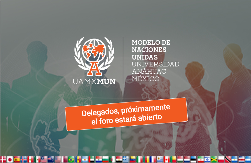 Save the Date Modelo de Naciones Unidas de la Universidad Anáhuac México 2022